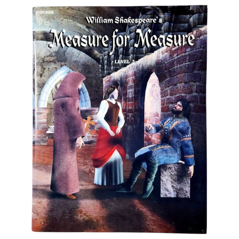 William Shakespeare Measure for Measure Workbook Reading Old World Literature